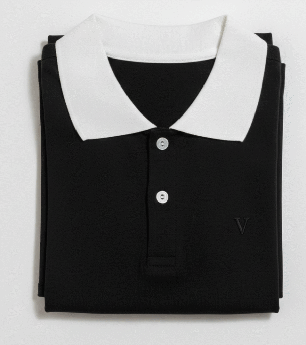 Men's Classic Contrast Collar Polo T-Shirt